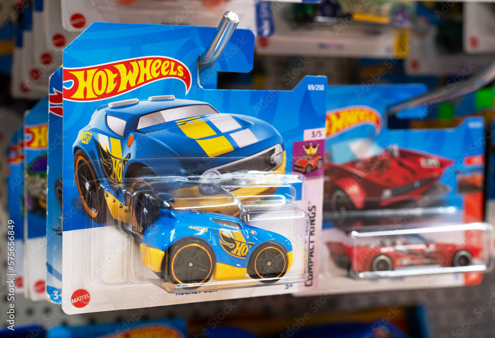 Hot Wheels Cars for sale in the Supermarket Stand. Hot Wheels is a scale diecast toy cars by