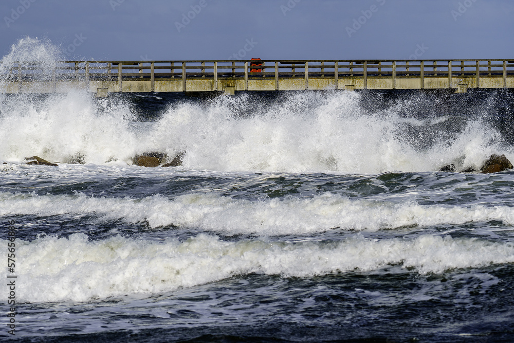 stormy waves