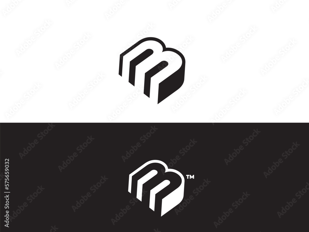 MB Letter Logo Design Template Vector MB Letter Logo Design Template Vector