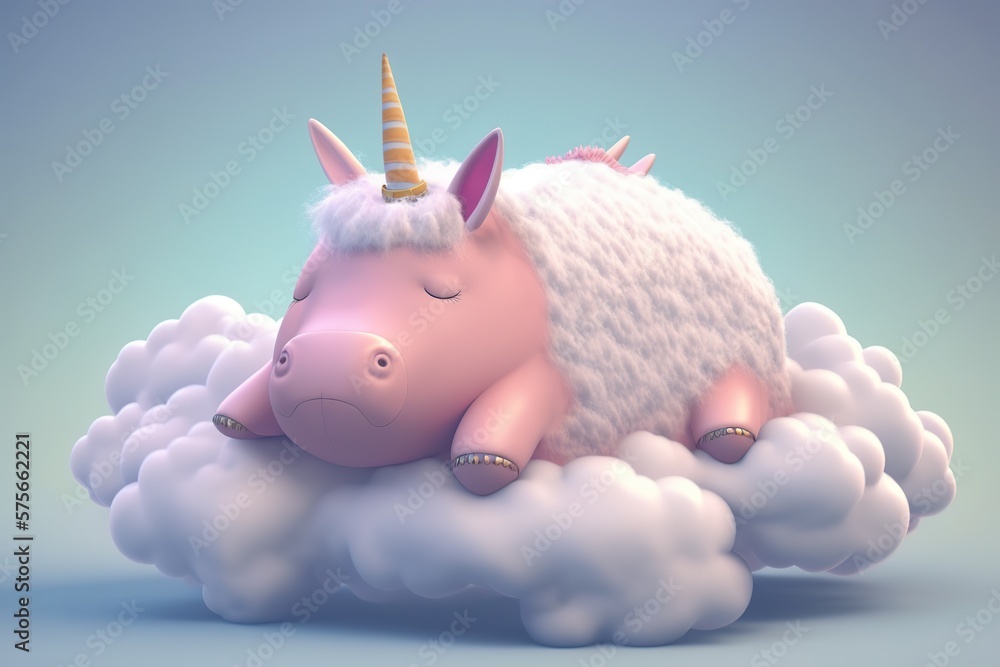 Bmw Banner Personalisiertes Einhorn-Wolken Foto-Banner – 2 Stück