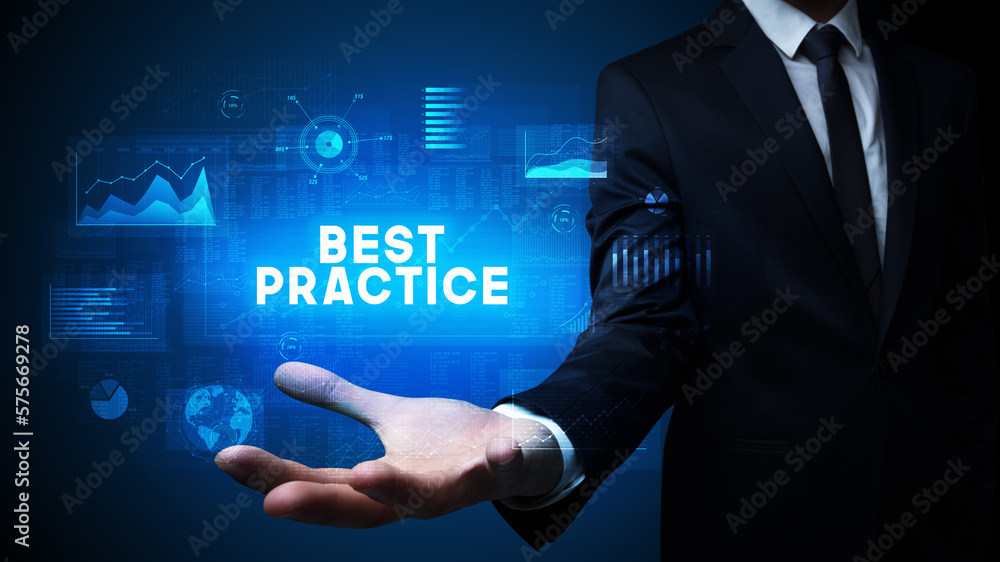 Obraz premium Hand of Businessman holding motivational message