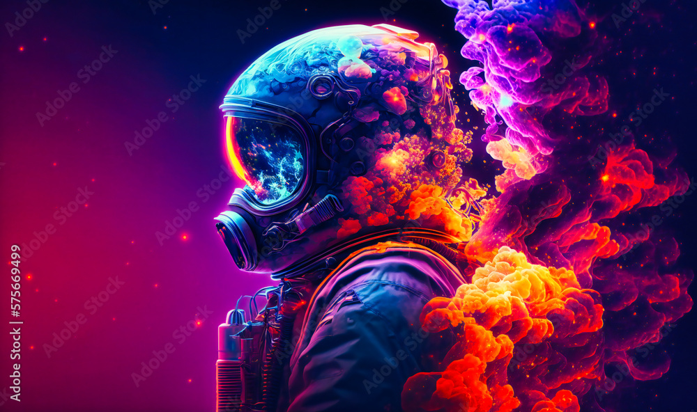 The astronaut gazed out at the vast universe, feeling small yet significant The astronaut gazed out at the vast universe, feeling small yet significant