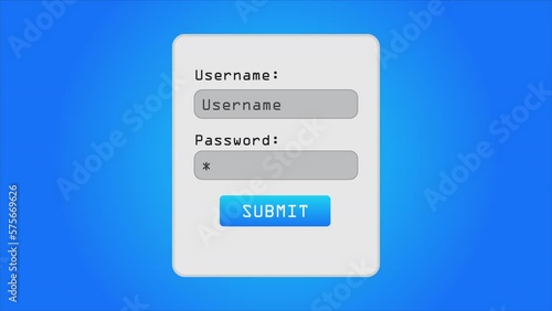 User entering a weak password on background