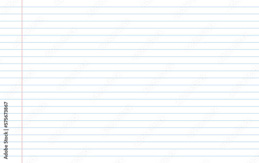 Notebook paper background. Lined notebook paper Notebook paper background. Lined notebook paper