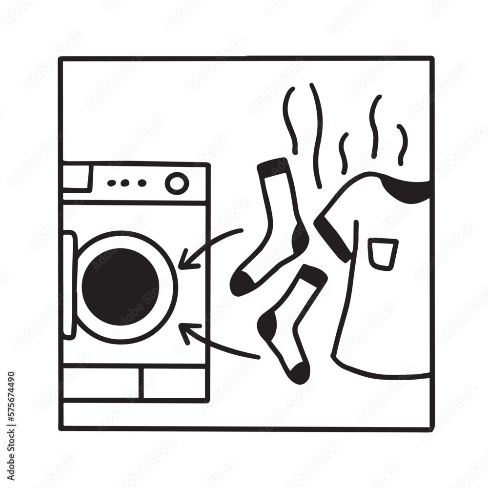 Picto machine à laver