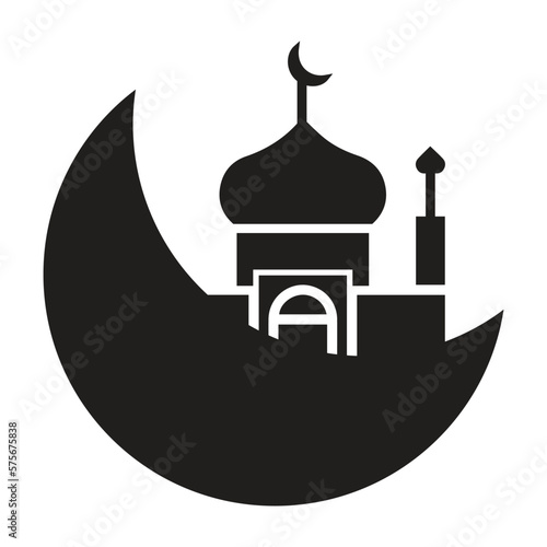 Abrahamic, islam, moon icon