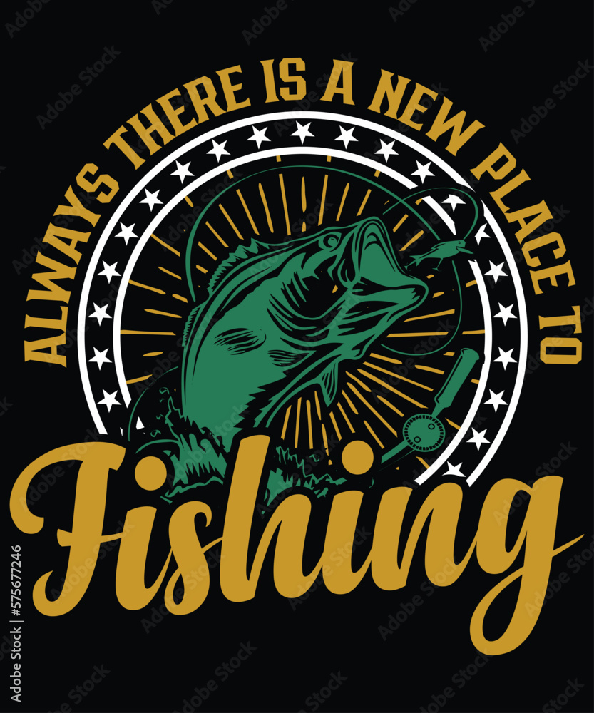 FISHING T SHIRT DESIGN