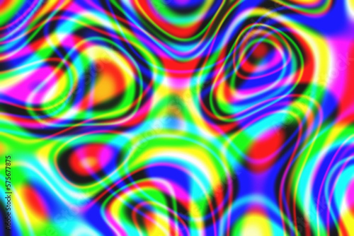 Holographic Colorful Background