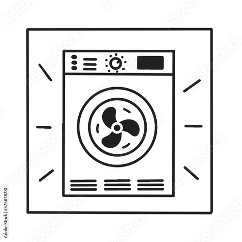 pictogramme sèche linge