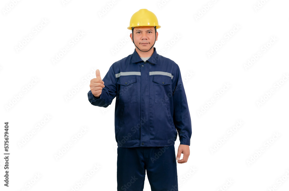 A man wearing a mechanic's work uniform A man wearing a mechanic's work uniform