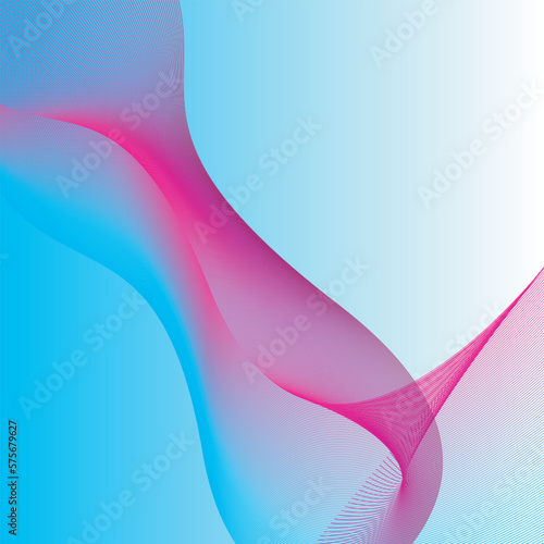 Simple abstract blue background with waves