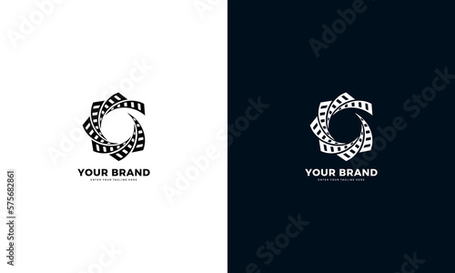 Movie logo, vector design 