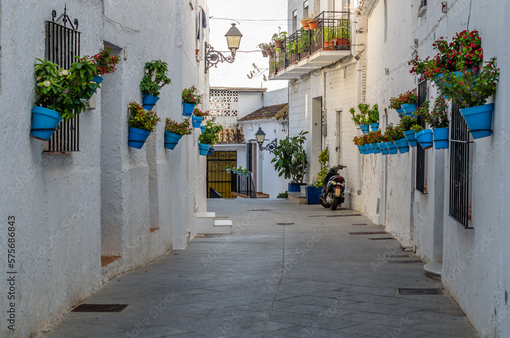 Fototapeta premium Typical architecture in the town of Mijas, Spain