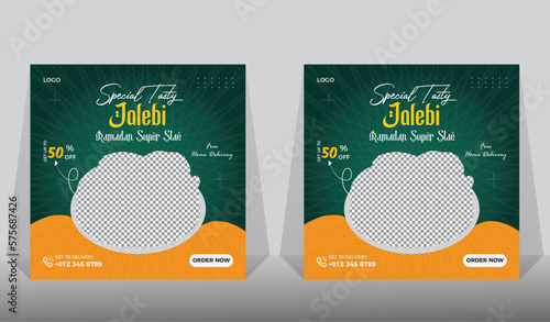 Ramadan special dates social media post design template, in vector  size,