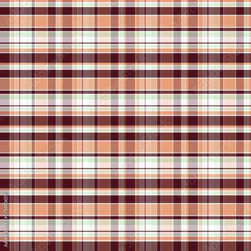 Brown and Orange Plaid Pattern