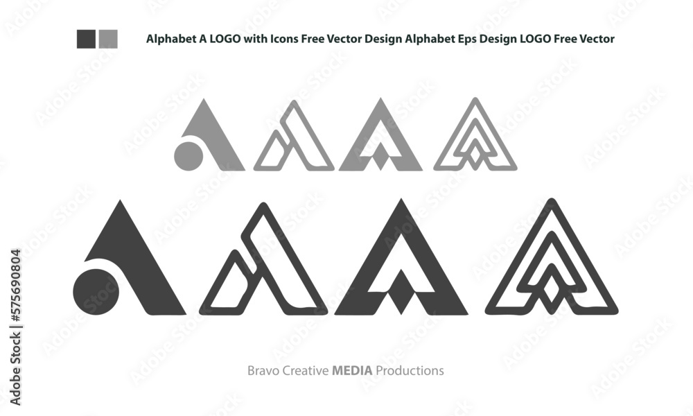 Alphabet A LOGO with Icons Free Vector Design Alphabet Eps Design LOGO Free Vector Alphabet A LOGO with Icons Free Vector Design Alphabet Eps Design LOGO Free Vector