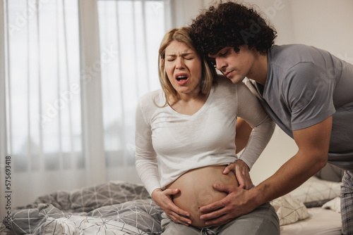 Obraz na plátně Prenatal Contractions
