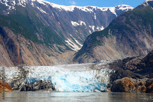 Alaska, Sawyer Glacier in the Tracy Arm Fjord in the Boundary Ranges of Alaska photo