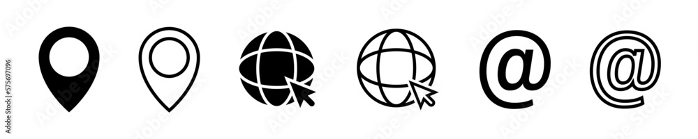 Web icon set. Social icon collection. Flat web icons.  Social network communication concept. People communication. EPS 10