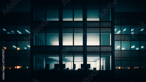 windows in morden office building