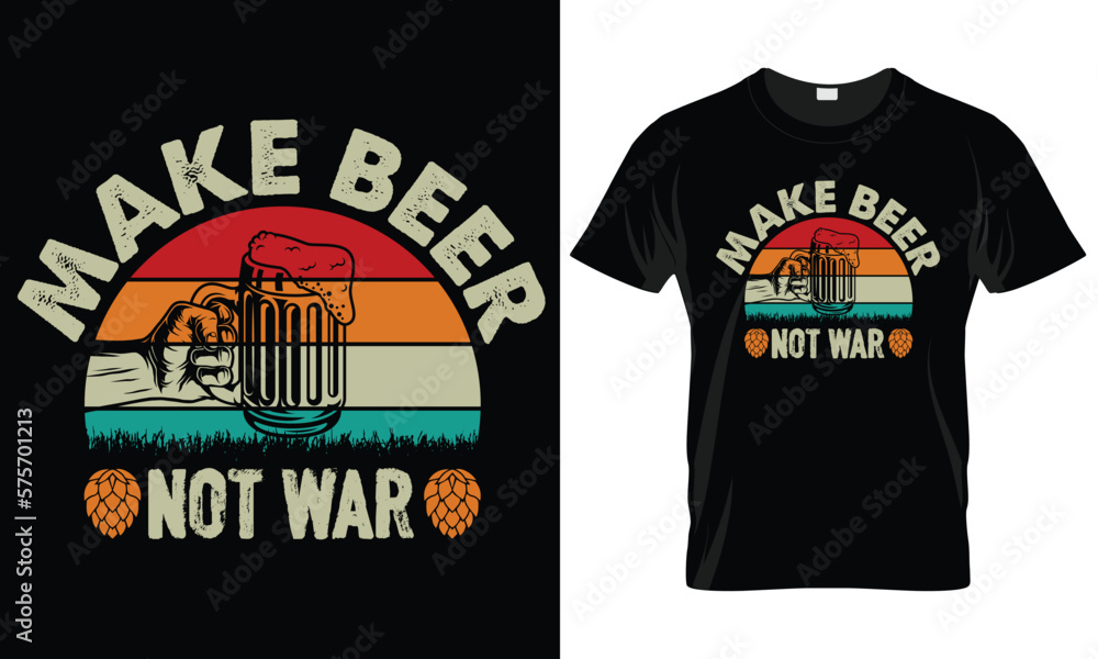 Craft Beer Typography T-shirt Vector Design Craft Beer Typography T-shirt Vector Design
