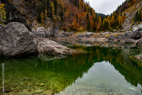Seven Triglav lakes valley in Julian alps  Slovenia 