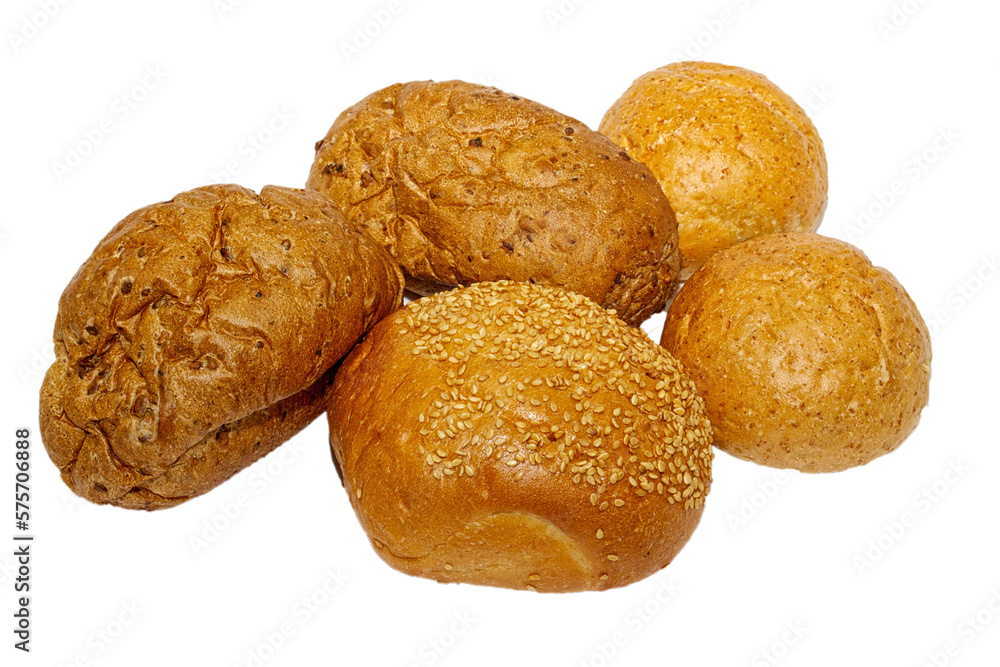 loafs of whole wheat and rye bread and isolated loafs of whole wheat and rye bread and isolated