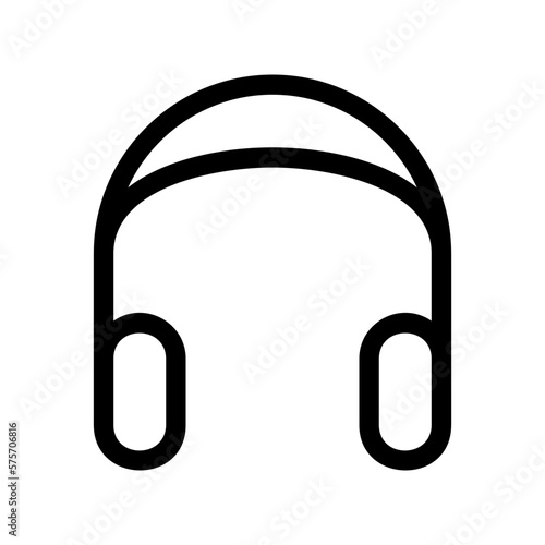 headphones icon or logo isolated sign symbol vector illustration - high quality black style vector icons
