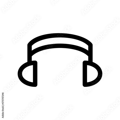 headphones icon or logo isolated sign symbol vector illustration - high quality black style vector icons 