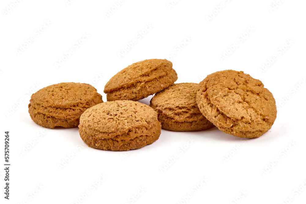 Oatmeal Cookies, isolated on white background. Oatmeal Cookies, isolated on white background.