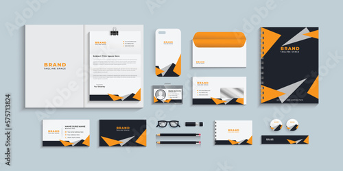 Corporate identity set template, Business stationery set, eps