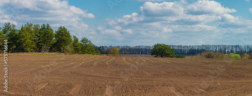 Spring cultivated field site header