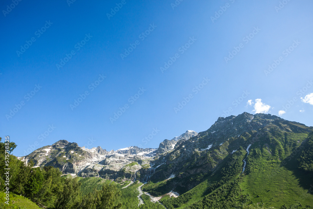 Sofia waterfalls, Arkhyz, Karachay-Cherkessia in Russia