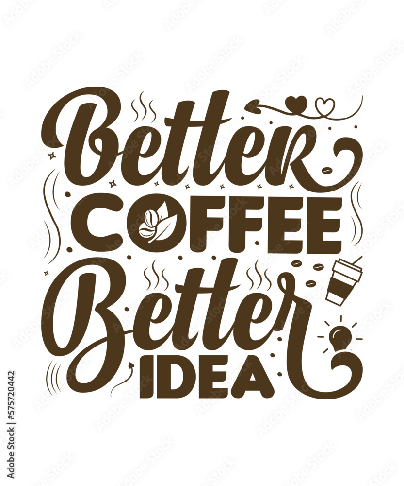 coffee typography t shirt design vector art coffee typography t shirt design vector art