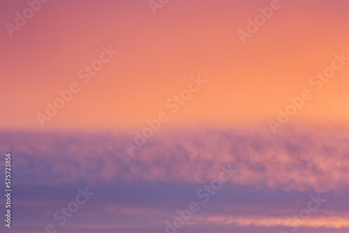 Dramatic sunset and sunrise sky background. Purple majestic sunset clouds
