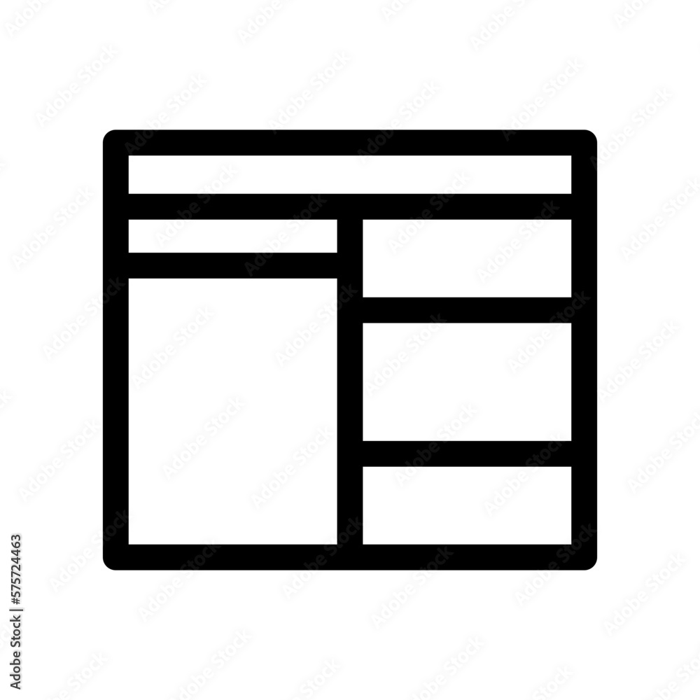 layout icon or logo isolated sign symbol vector illustration - high quality black style vector icons
layout icon or logo isolated sign symbol vector illustration - high quality black style vector icons