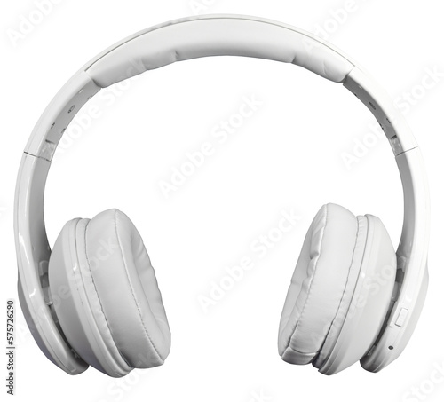 Headphones isolated on white