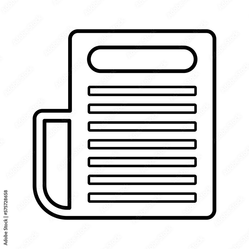 Caption, heading, headline outline icon. Line art vector. Caption, heading, headline outline icon. Line art vector.