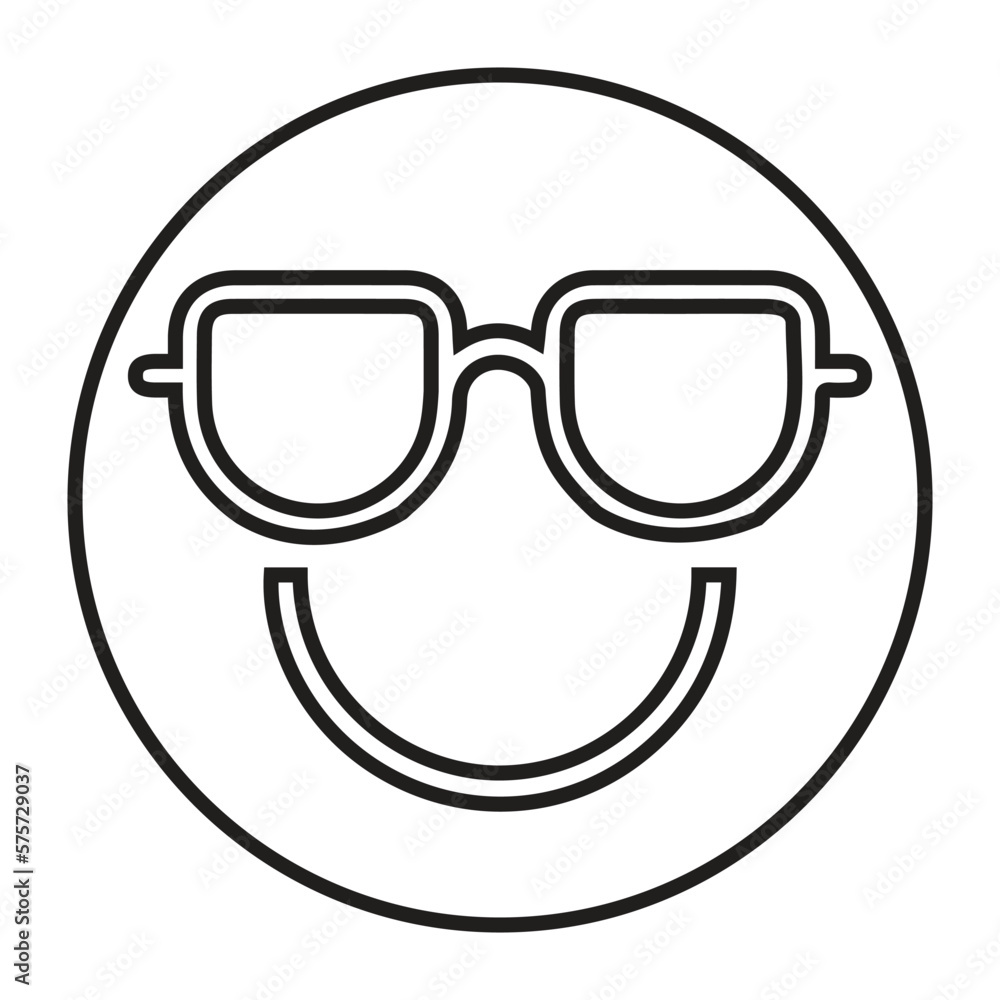 Clever, emoji, emoticon icon Clever, emoji, emoticon icon