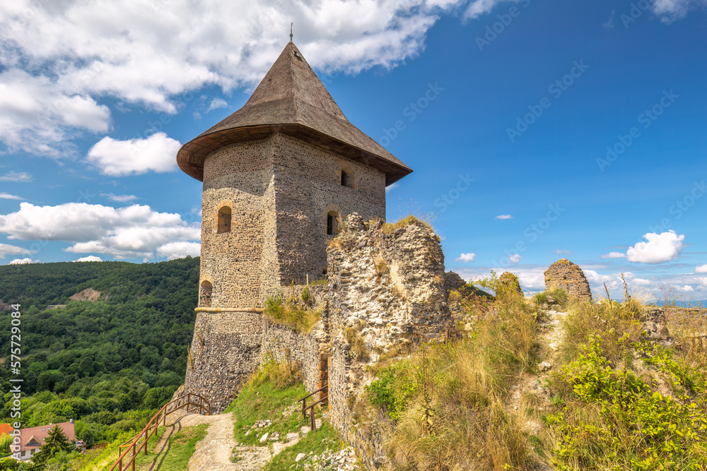 Somoska medieval castle in Slovakia, Europe.