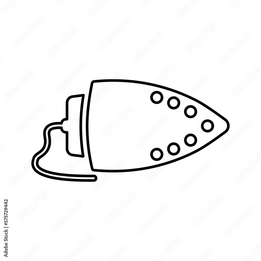 Cast, castiron, iron outline icon. Line art vector. Cast, castiron, iron outline icon. Line art vector.
