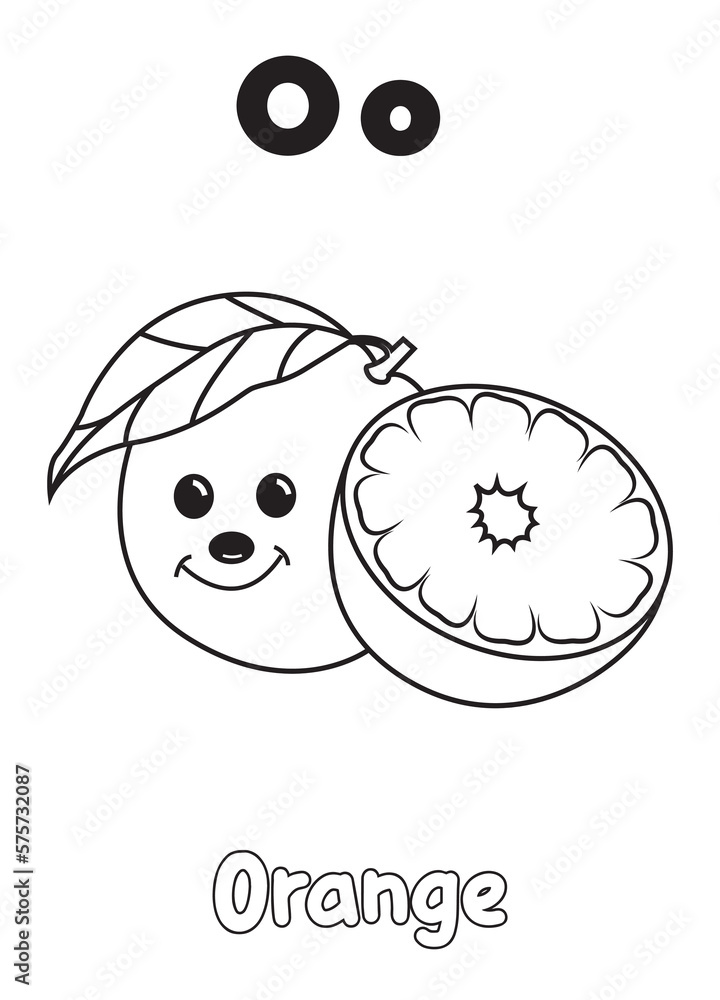 Obraz premium Letter coloring Pages and books for child