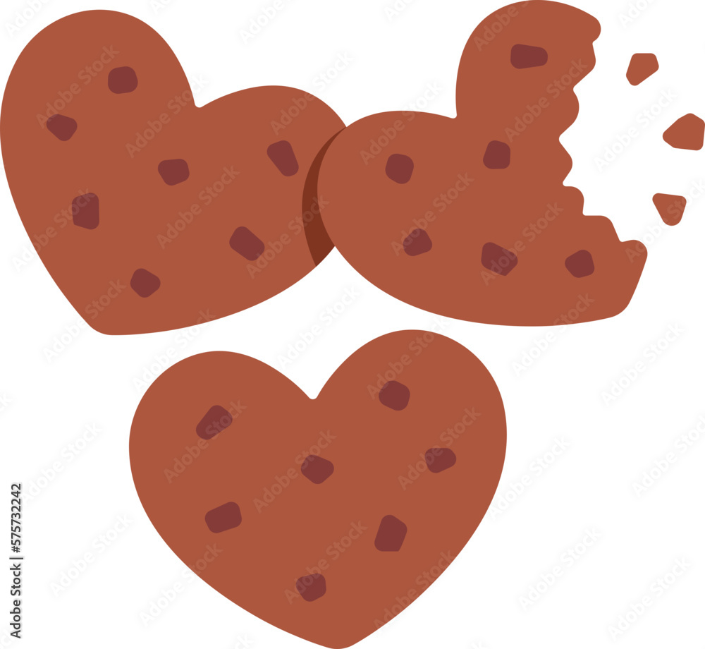 Cookie Icon Elements Flat Style Cookie Icon Elements Flat Style