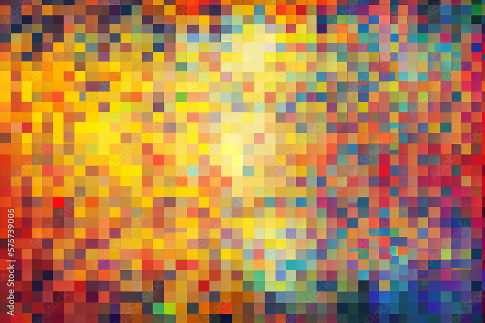 Abstract colorful mosaic background.generative