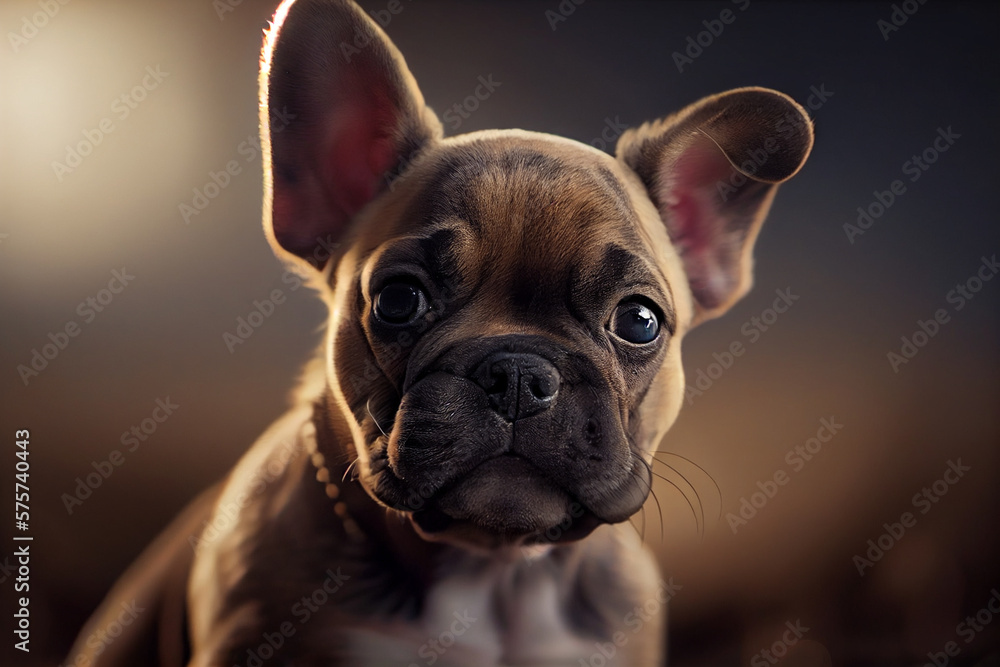 French Bulldog puppy.generative ai