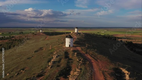 Windmills. These iconic towers over their skylines of la Mancha. 