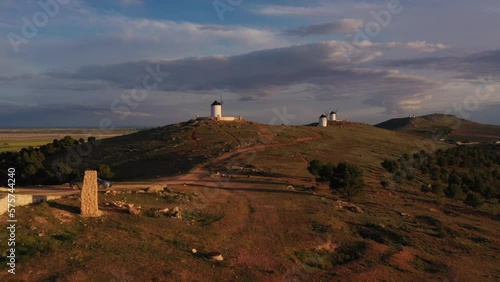 Windmills. These iconic towers over their skylines of la Mancha. 