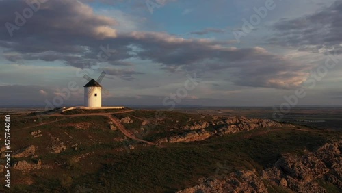 Windmills. These iconic towers over their skylines of la Mancha. 