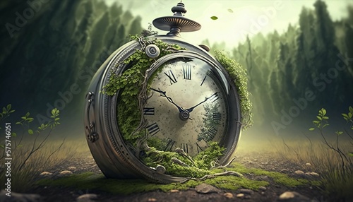 Time is ticking, nature's cry for help! photo