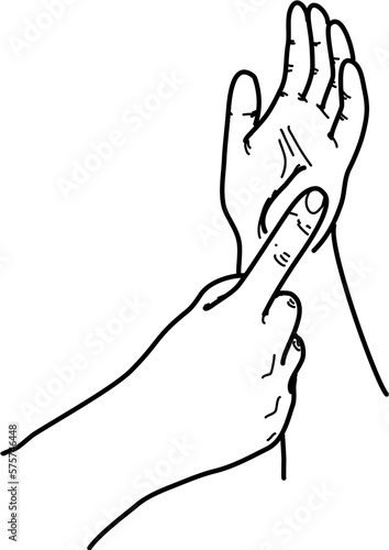 australian sign language fingerspelling alphabet in vector auslan letter t